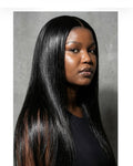 Transparent Lace Frontal Wig – Silky Straight Human Hair