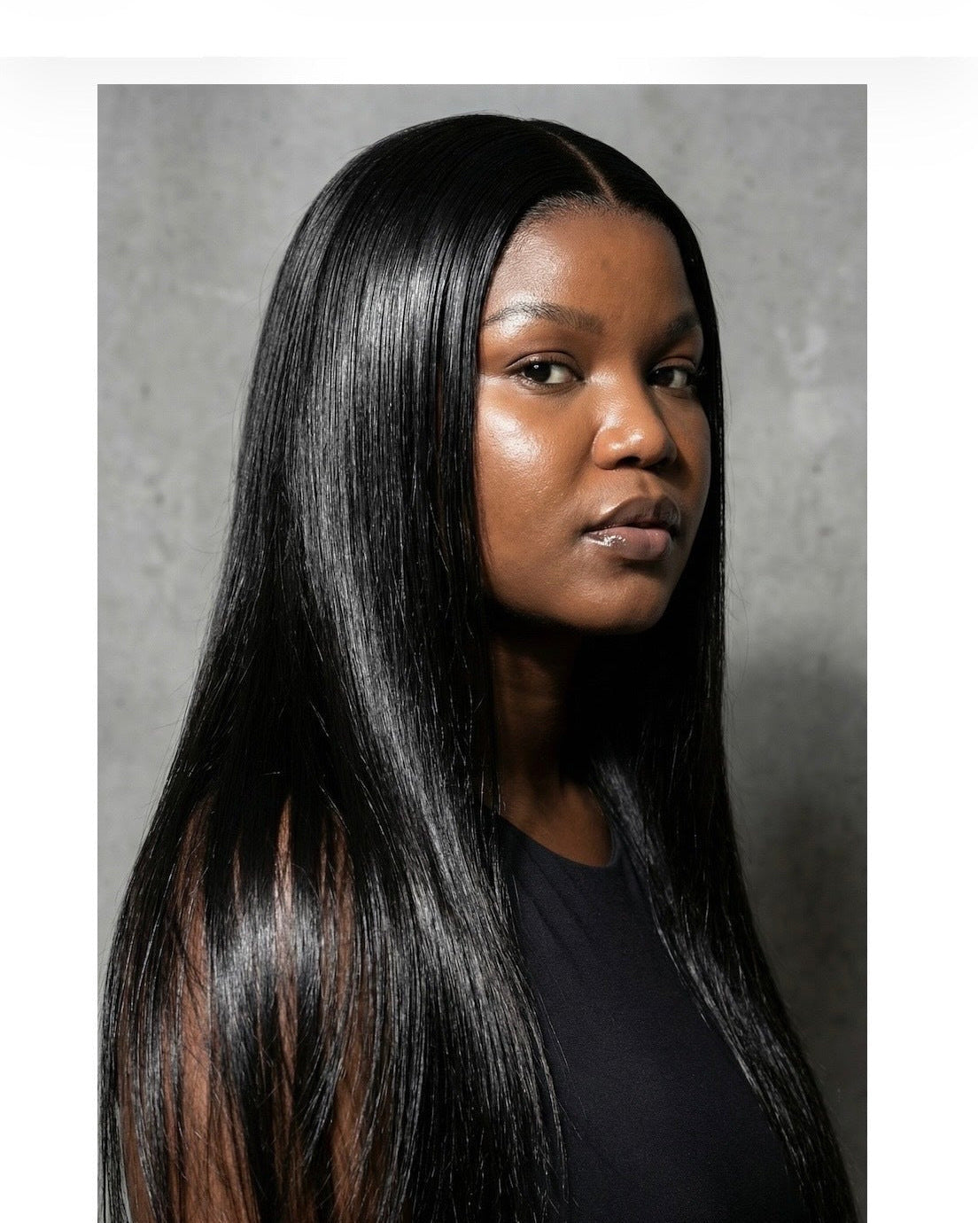 Transparent Lace Frontal Wig – Silky Straight Human Hair