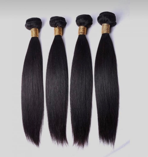 18" Bone Straight Human Hair Bundle
